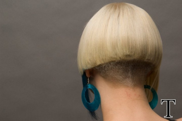 Ist Eine Kurze Bob Frisur Mit Ausrasiertem Nacken Aktuell Im Trend Haare Mode
