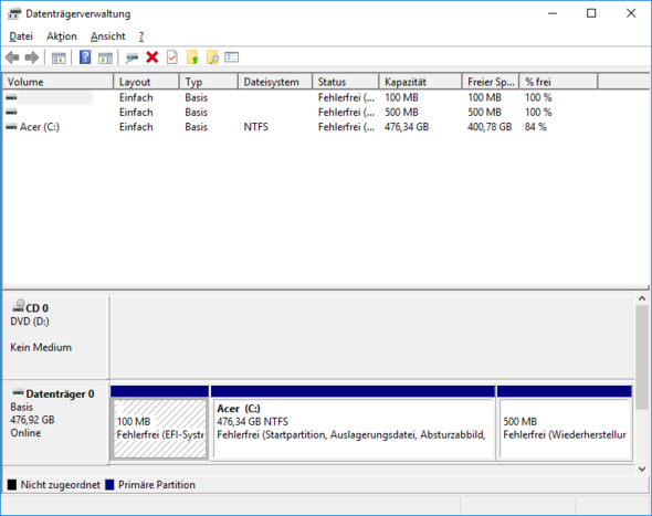 - (Windows 10, Nerven)