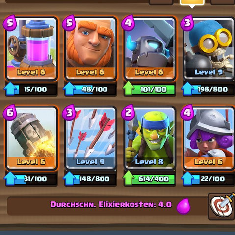 Bei allen Decks warte ich immer das ich viel Elexier hab würde ich dir empfehlen - (Freizeit, Spiele, Games)