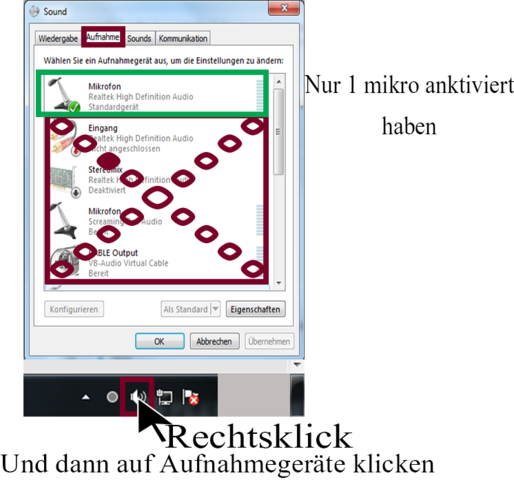 - (Headset, Mikrofon, Teamspeak)