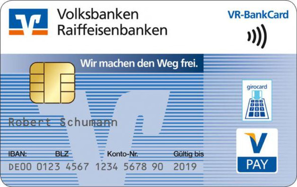 VR-Bankcard - (Geld, Deutschland, Bank)