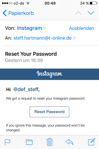 Instagram account deaktivieren