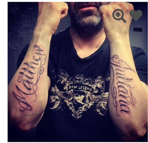 Unterarm tattoo männer schrift