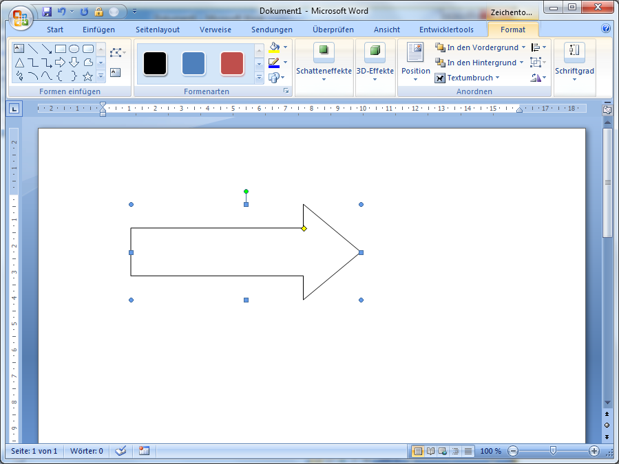Pfeile in Word einfügen? (Computer)