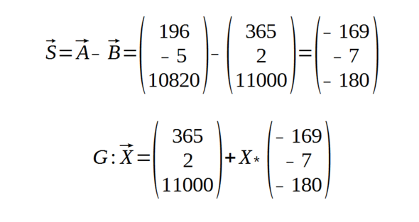 Rechnung - (Mathematik, Gleichungen, Vektoren)
