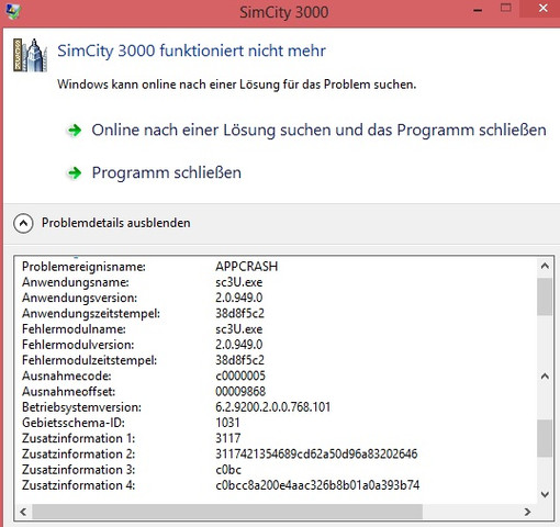 Sim City 3000 Deutschland Unter Windows 8 Wieder Zum Laufen Bringen Aber Wie Computerspiele Hardware Software Sim City 3000 Deutschland Unter Windows 8 Wieder Zum Laufen Bringen Aber Wie Computerspiele Hardware Software