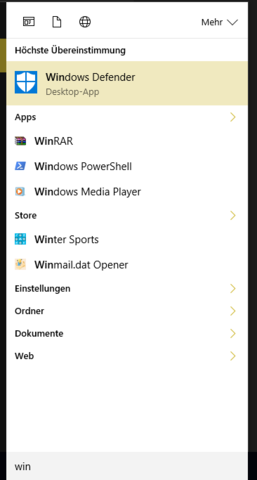 So findest du WindowsDefender - (Computer, Windows)