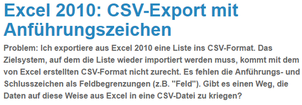 Link Tipp - (Informatik, Datei, Excel)