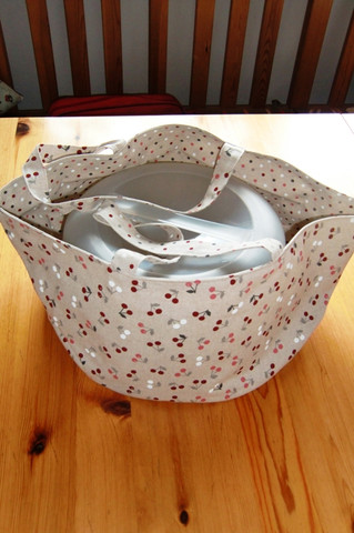 Eine Kuchen Transport Tasche - (Geschenk, basteln, Geburtstagsgeschenk)