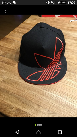 Genau diese und keine snapback! Also hinten komplett zu .in Größe M oder 7 - (adidas, Cap)