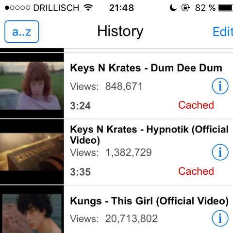 Cached - (Musik, iPhone)