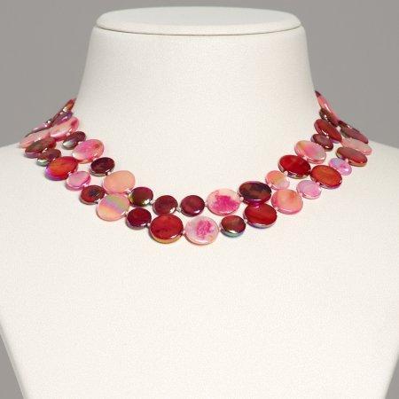 Perlmutt-Halskette - (Mode, Schmuck, Perlenschmuck)
