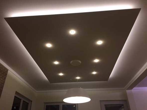 Welches Material für eine abgehängte Decke im Wohnzimmer? (Wohnung