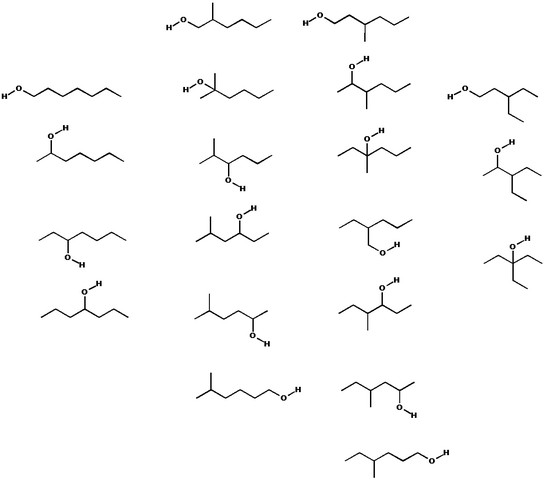 Heptanol - (Chemie, Alkohol, Formel)