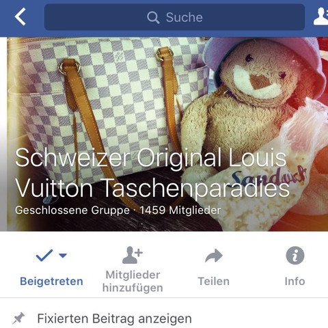 Facebook - (Louis Vuitton, Second Hand)