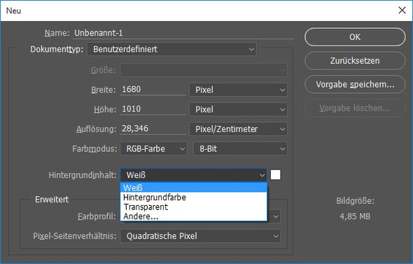 Wie Kann Ich Bei Photoshop Die Zeichenflache Ausschalten Technik Software Fotografie