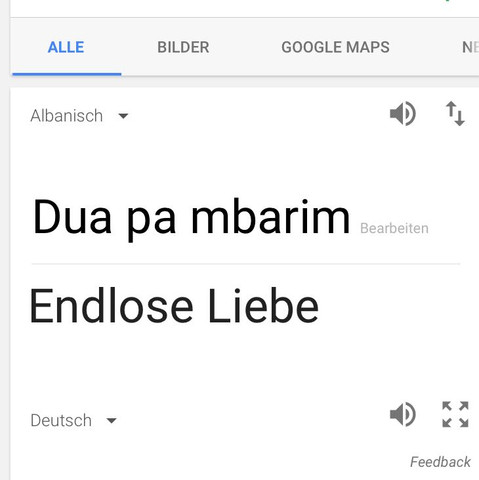 Eine Liebeserklärung☺️ - (übersetzen, albanisch, Albanien)