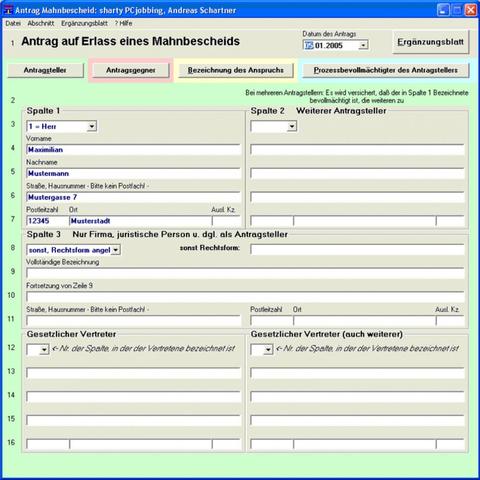 Mahnbescheid Online Kosten