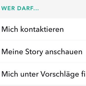 Das findest du unter Einstellungen - (App, Snapchat)
