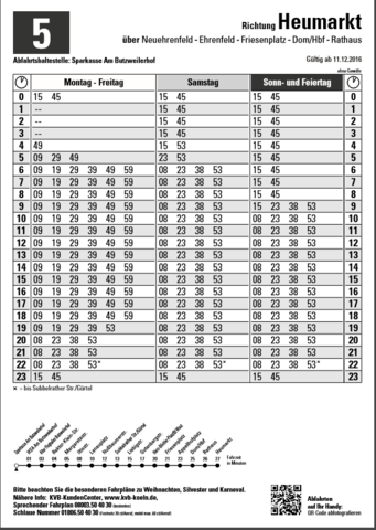 E-Bahnen in Köln (Reise, Fahrplan, kvb)