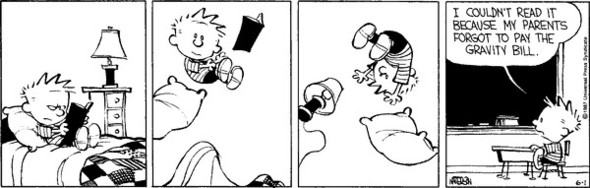 Calvin & Hobbes - (Welt, Schwerkraft)