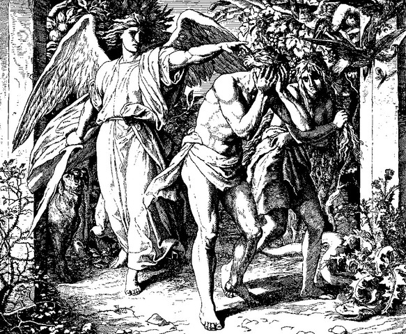 Bibel in Bilder, Julius Schnorr von Carolsfeld - (Bibel, Zeichnung, Engel)