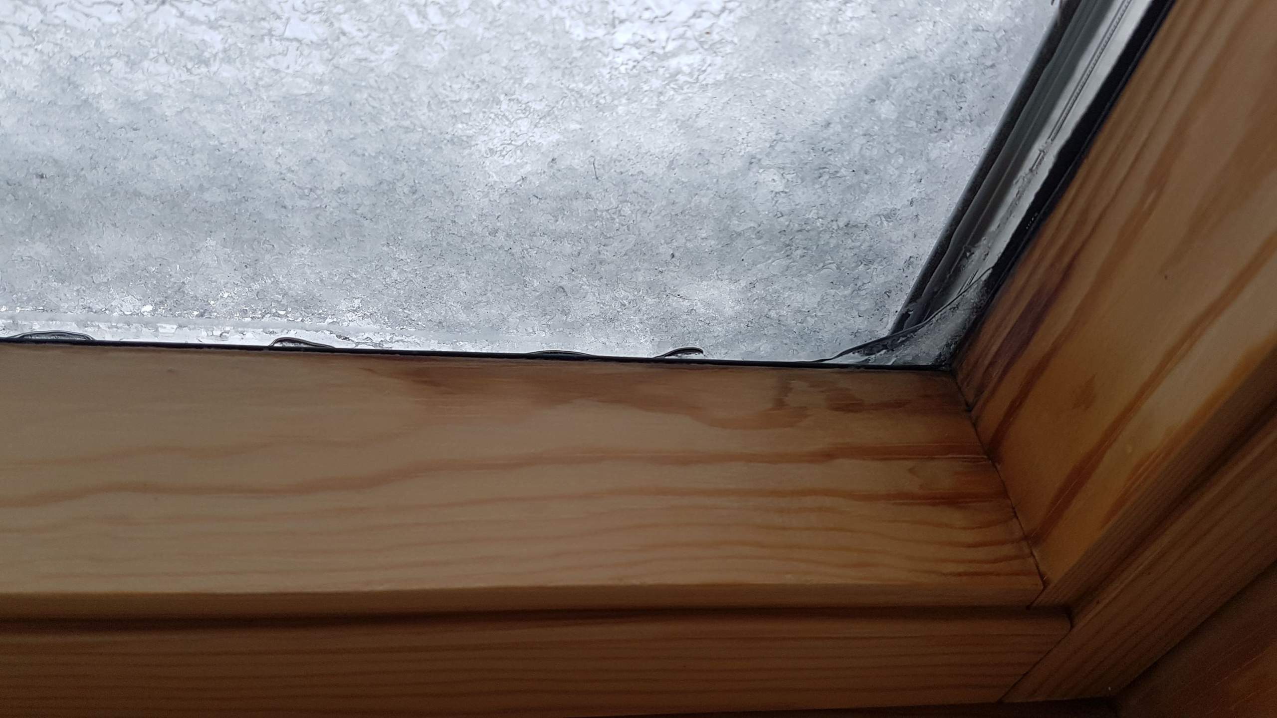 Feuchtigkeit an Velux Dachfenster normal? (Haus, Fenster, Glas)