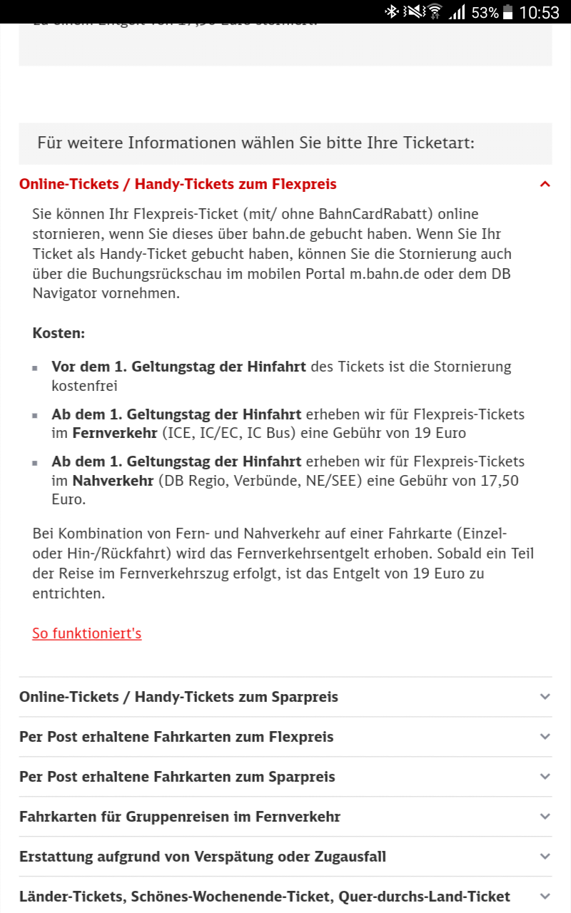 Unter Welchen Bedingungen Ein Bahn Ticket Noch Stornieren? (Deutsche ...