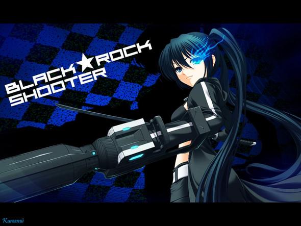 Blak Rock Shooter, Matu Kuroi - (Anime, Haare, blau)