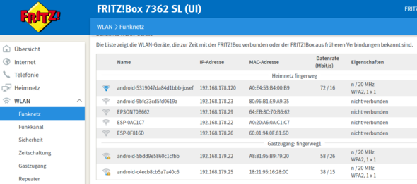  - (WLAN, FRITZ!Box, offline)