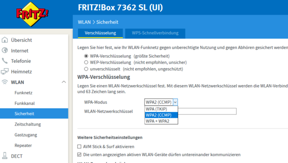  - (WLAN, FRITZ!Box, offline)