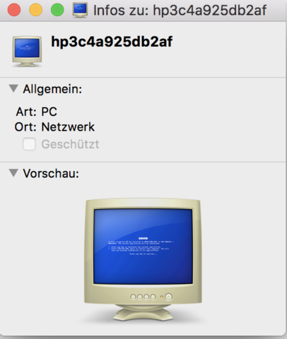  - (Mac, Netzwerk)