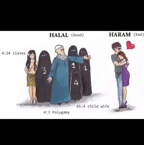 halal - haram - (Islam, erstes Mal, Kopftuch)