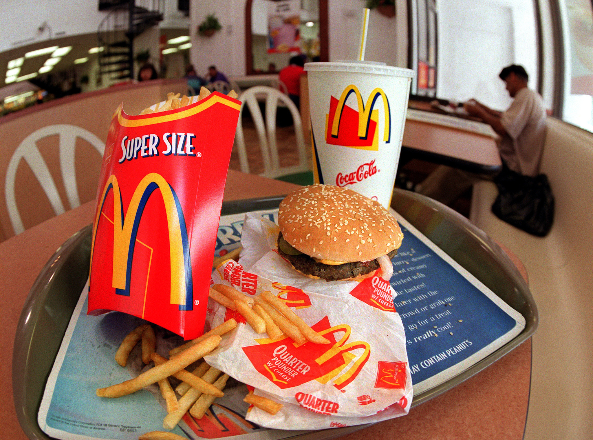 Was ist ein SuperSize Menu bei McDonalds? (McDonald's, Fast Food)