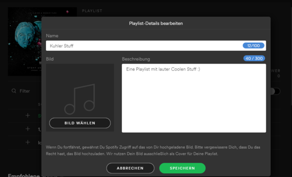 Schritt 2 von 4 - (Computer, Musik, Spotify)
