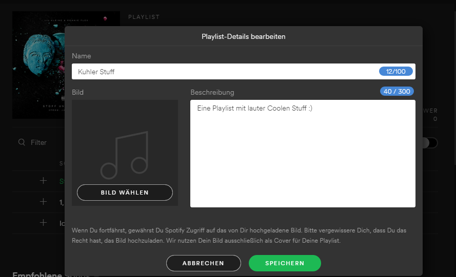 36++ Spotify playlist bild aendern , Spotify Playlist Cover ändern?! Musik)