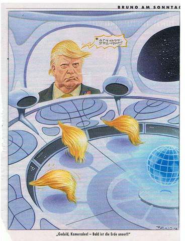 Trump Alien - (Astronomie, Weltall, Aliens)