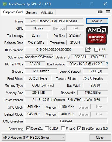 Amd radeon r9 200 series welche habe ich Amd radeon r9 200 series welche habe ich