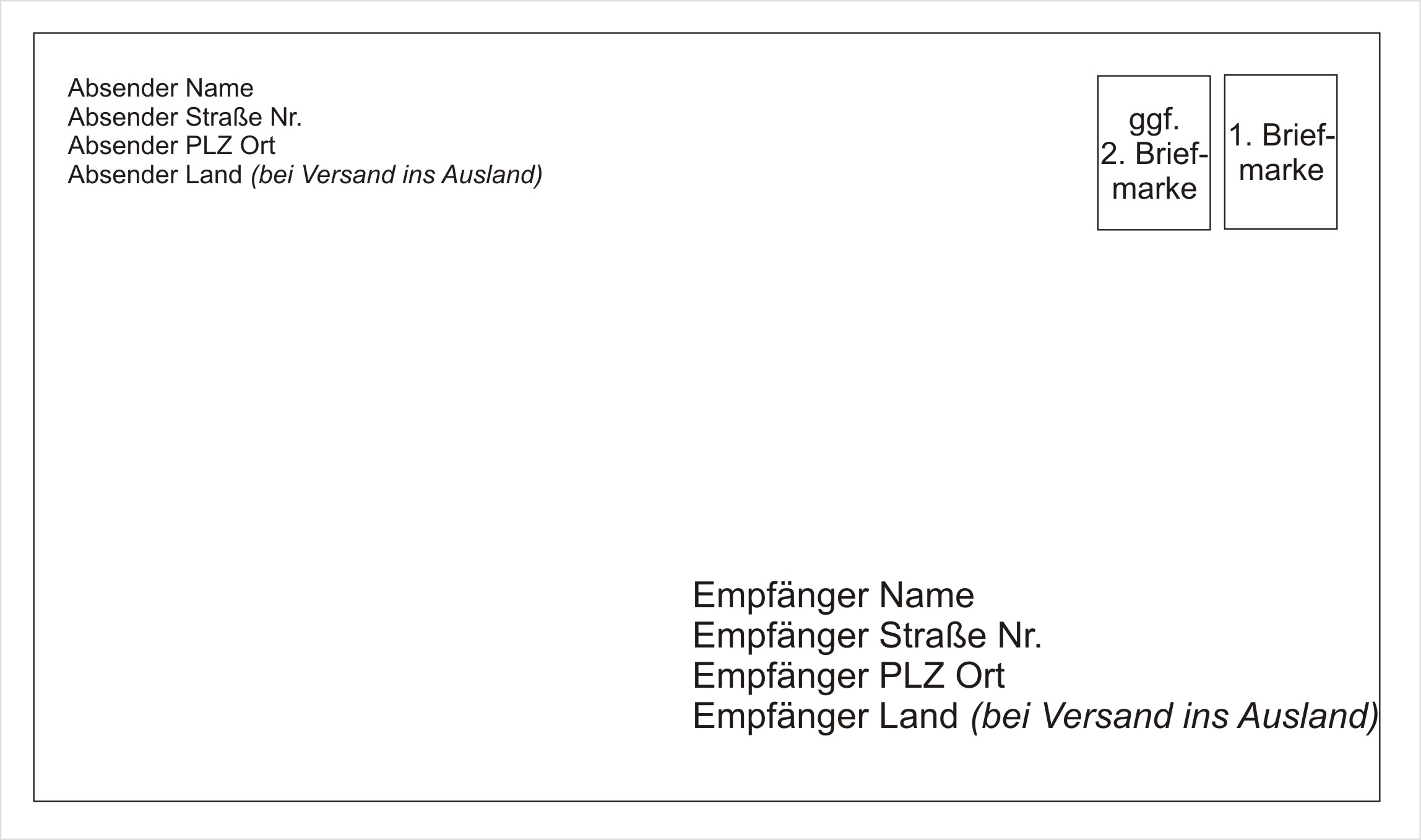 Brief versenden, ist das richtig so? (Briefmarken) Brief versenden, ist das richtig so? (Briefmarken)