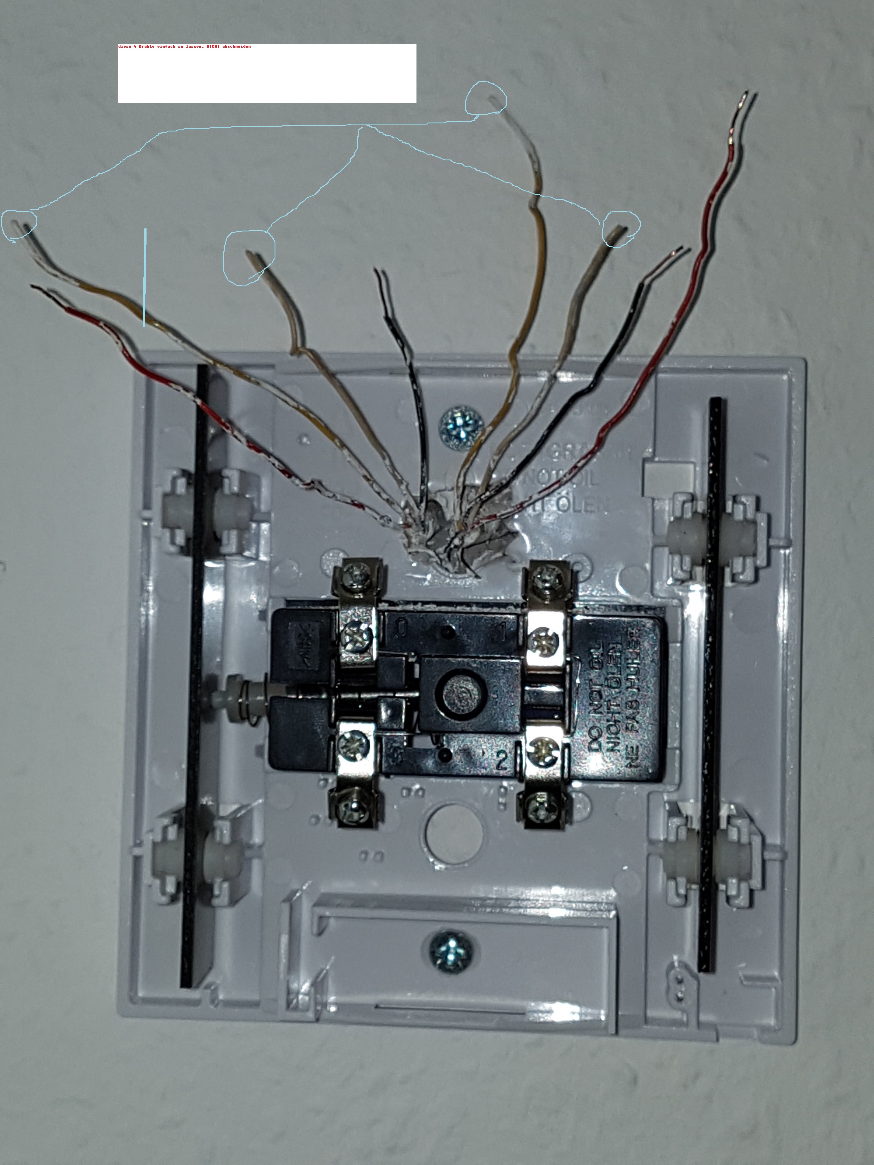 Wie schliesse ich dies Türklingel an? (Technik, Haus, wohnen)