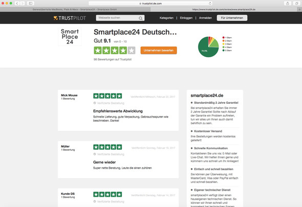- (Freizeit, Smartplace24, Erfahrung mit Smartplace24)
