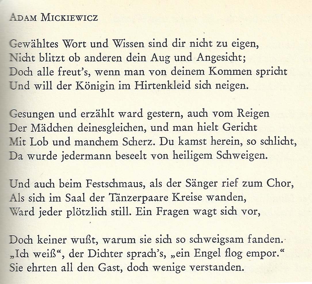 Kann mir jmd ein polnisches Gedicht empfehlen? (Schule, polnisch)