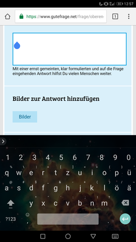balken mit hacken - (Android, Google, Tastatur)