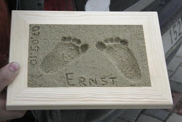 Fußabdruck SandMemories - (Baby, Kleinkind, Handabdruck)