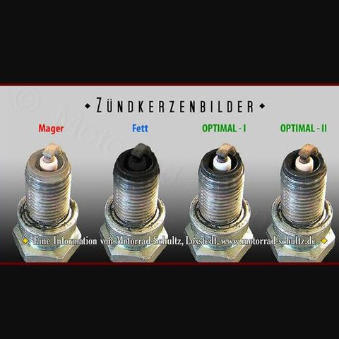 Ist die Zündkerze von der farbe her in ordnung? (Roller, Motor, Mechanik)