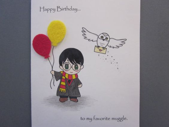 Geburtstagsgrüße  - (Harry Potter, GEBURTSTAGSSPRÜCHE)