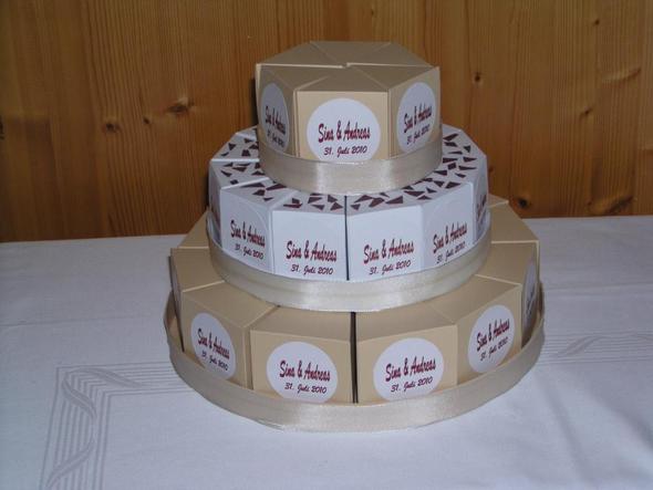 Mini-Torte 3stöckig - (Geld, Geschenk, Hochzeit)
