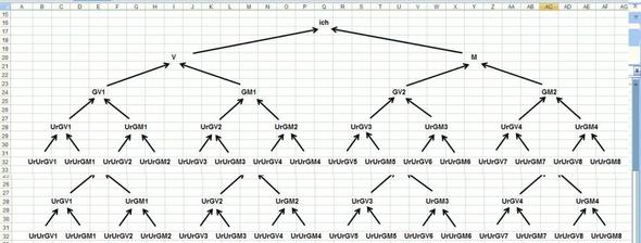 Stammbaum mit word oder excel