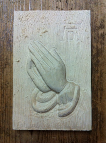 Dürer Hände selber aus Holz schnitzen mit Schnitzrohling von Beuße - (Handwerk, Holz, Brett)