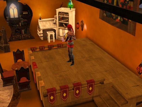 Schenke mit Barde - (Computer, PC, Spiele)
